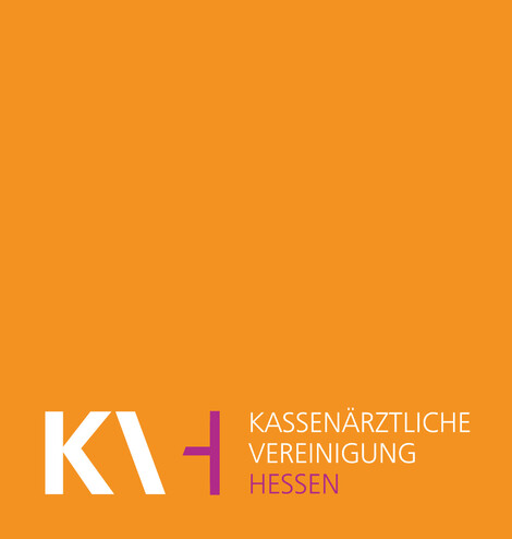 Logo der Kassenärztlichen Vereinigung Hessen, das den gleichnamigen Schriftzug zeigt.